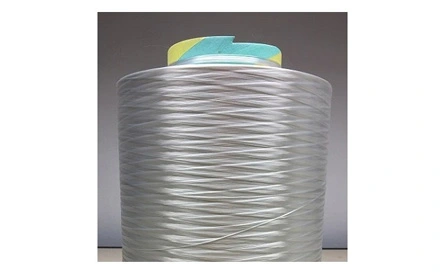 Permanently UV-stabilized PET filament yarn